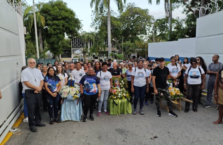 Encuentro con los peregrinos de la Coromoto