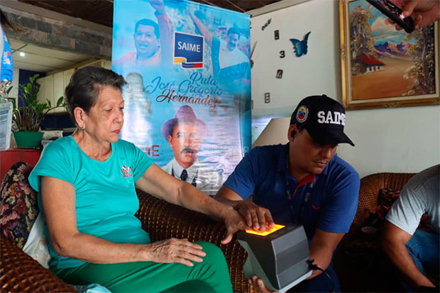 Saime llevará la ruta JGH a los geriátricos del país