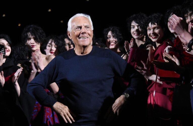 Murió el diseñador italiano Giorgio Armani