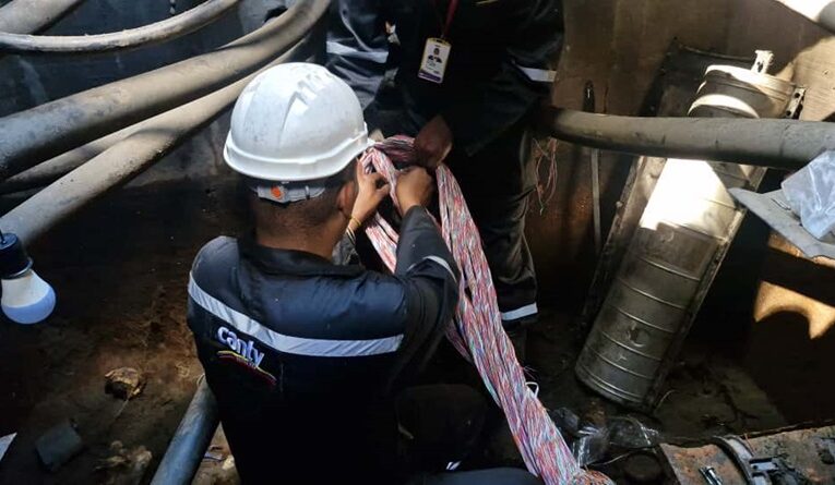 Cantv restablece el servicio a 700 suscriptores