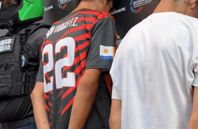 2 detenidos en despliegue policial