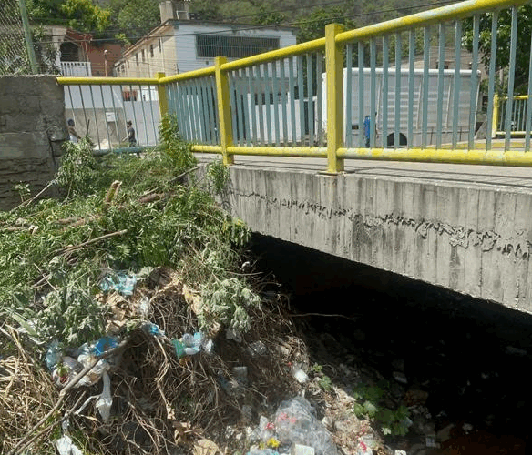 Tapón de basura y sedimento en La Roraima prende alarmas