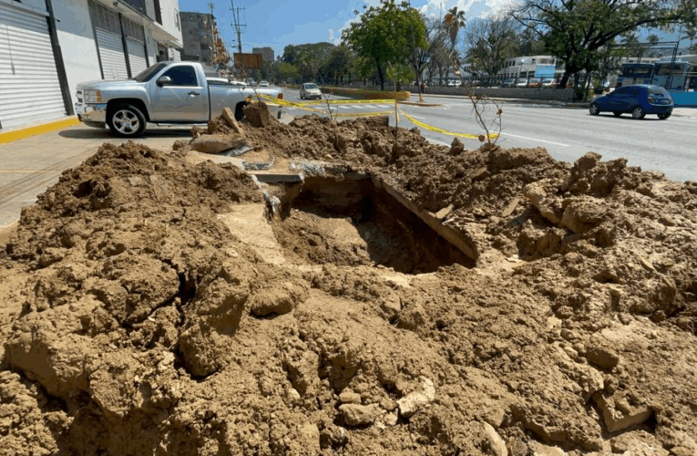 Nueva avería en la avenida El Ejército en apenas un mes