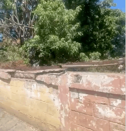 Se cae la cerca del estadio de Guanape