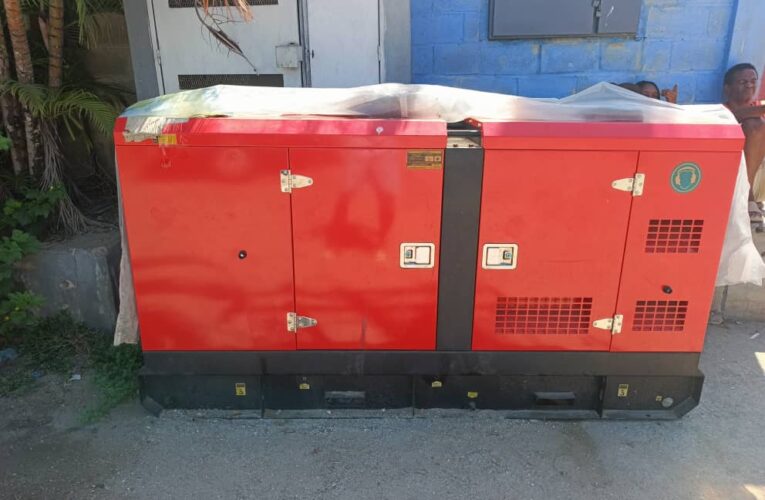 Llego la planta eléctrica para el CDI de Caruao…solo falta instalarla