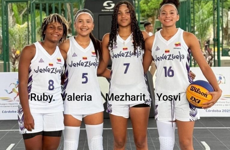 Venezuela ganó invicta basquet 3×3 femenino en CAC Escolar