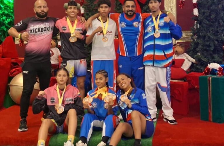 Kickboxing guaireño conquista racimo de 12 medallas en Nueva Esparta