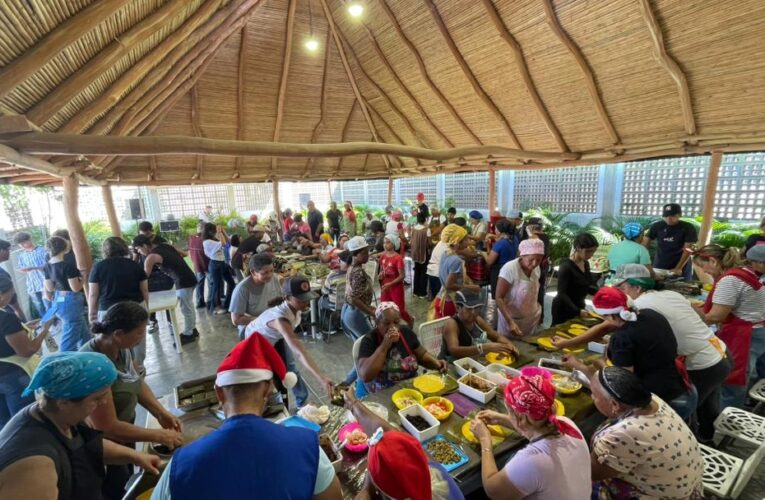 El Gran Hallacazo movilizó a 100 entusiastas voluntarios