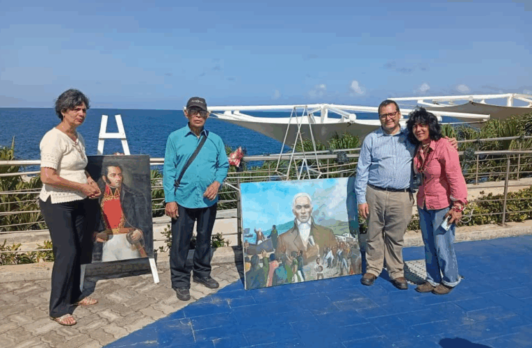 Rinden homenaje a Miranda por 215 años de su llegada a La Guaira