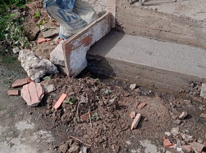 Derrame de aguas servidas en La Soublette