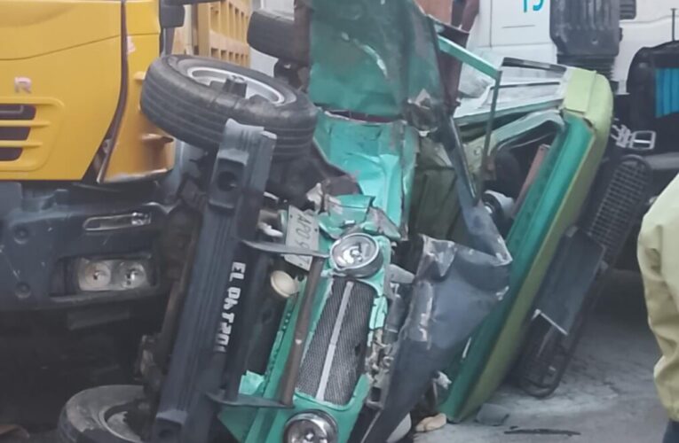 Choque cuádruple en Zamora