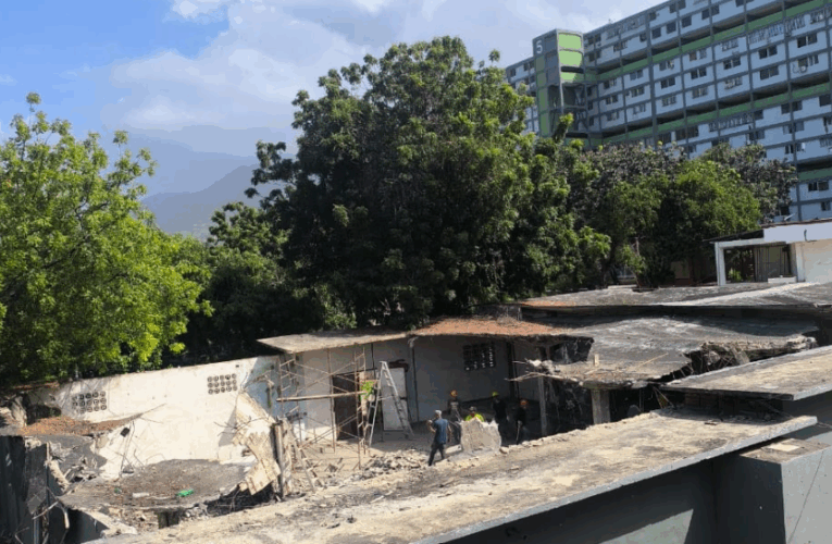 Comenzaron los trabajos de reconstrucción de la iglesia de Pariata