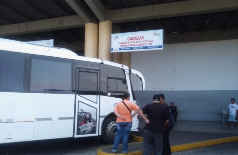 Pocos pasajeros y suficientes unidades de la Caracas-La Guaira