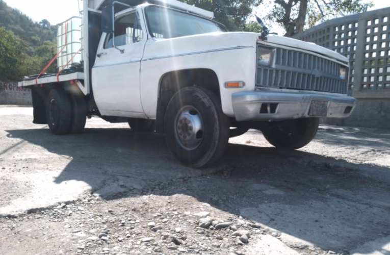 Calles de Marapa El Piache en estado crítico