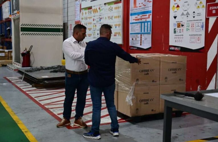 Torrefactora Caribbean Café realizó su primer envío de grano procesado