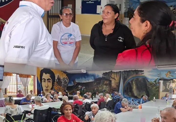 Fundación Grano de Arena ofreció almuerzo a abuelos del Inass