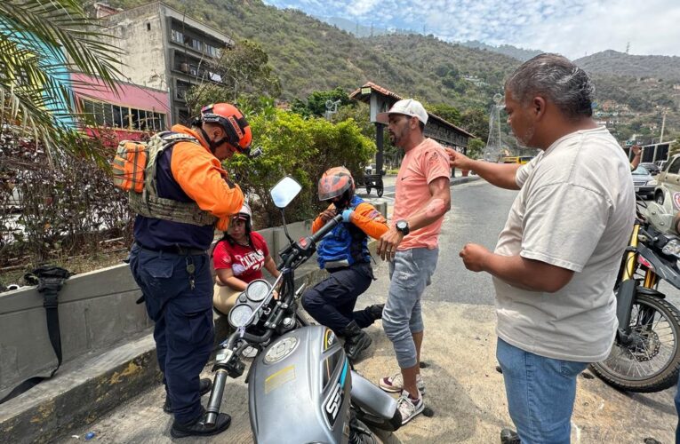 Aveo choco a una bera en la Soublette