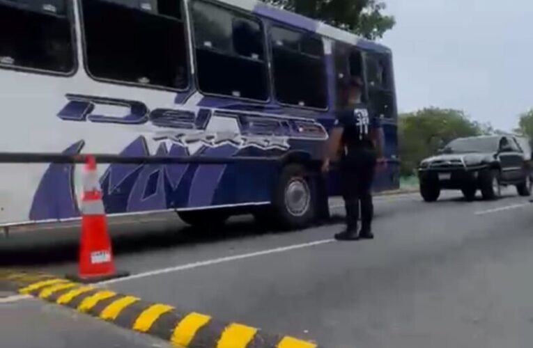 Instalan nuevo reductor de velocidad en curva de La Guzmania