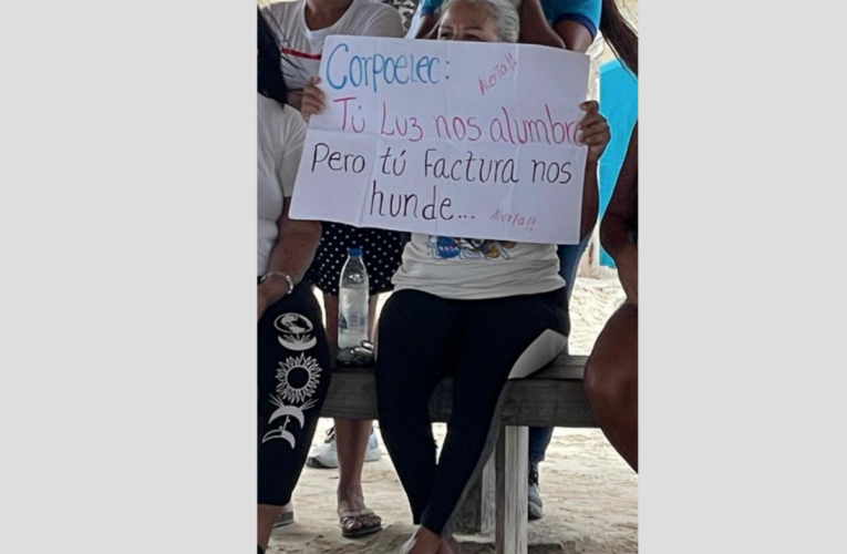 Los Roques protesta por cobros excesivos de Corpoelec