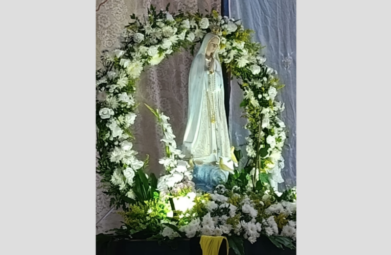 Pariata celebró con devoción las fiestas de la Virgen de Fátima