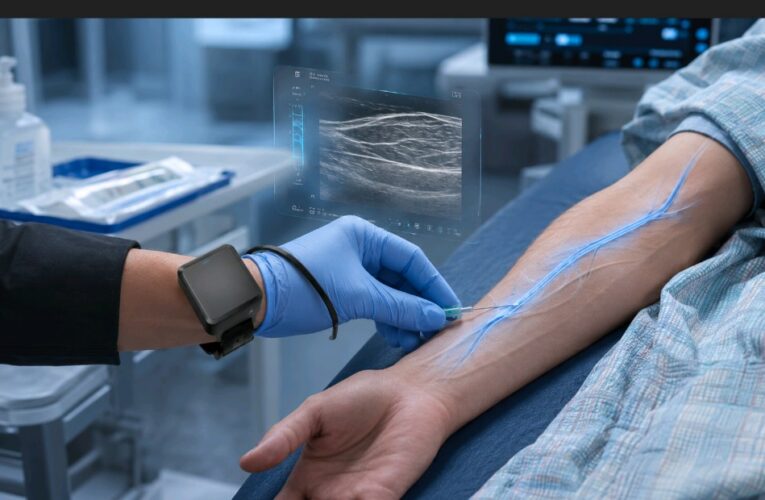 Clínicos latinos buscan cambiar el estándar del acceso vascular a nivel global con tecnología vestible basada en ultrasonido