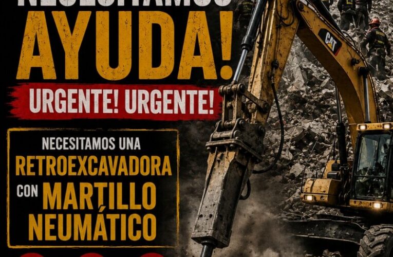 Urge retroexcavadora en el Club Residencial Caribe