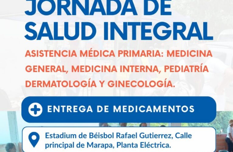 Jornada de Salud gratuita este martes 1S en Marapa el Piache