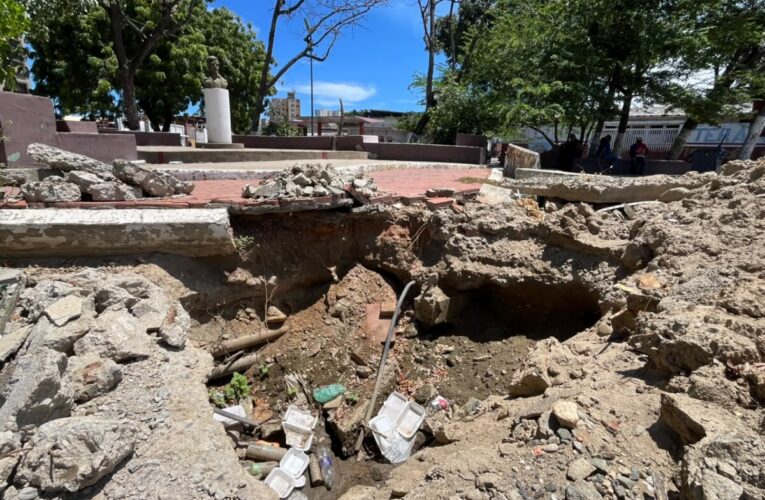 Hidroven dejó cráter en La Atlántida