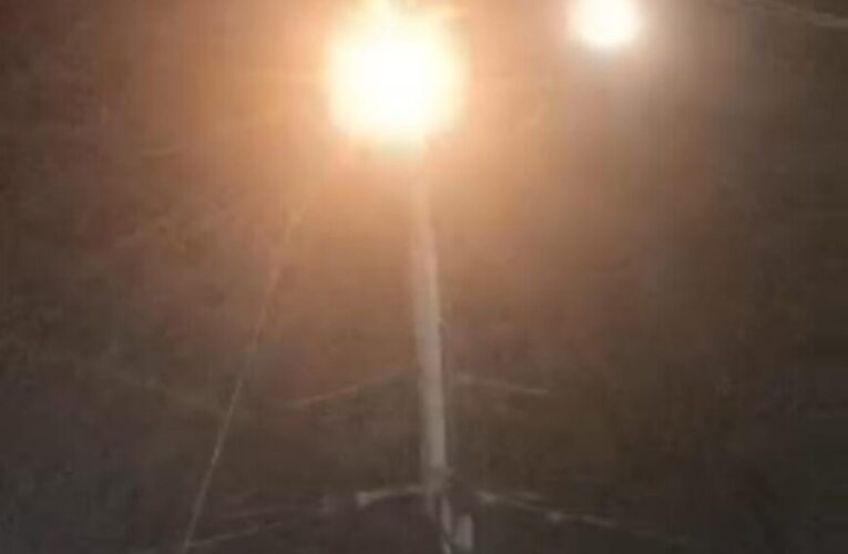 Se quemaron los cables por cortocircuito y Guanape quedó sin luz