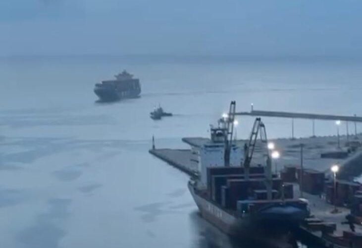 Están llegando barcos