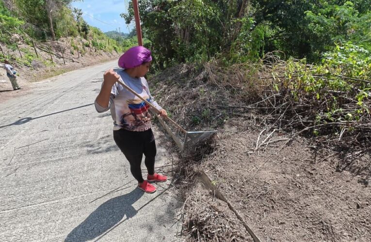 Recuperan vía desde Los Caracas hasta Chirimena