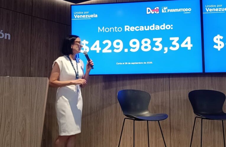 Farmatodo recauda $420.000 en la campaña Unidos por Venezuela