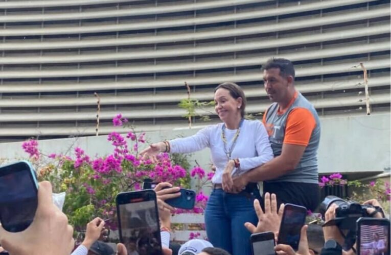 María Corina Machado en La Guaira